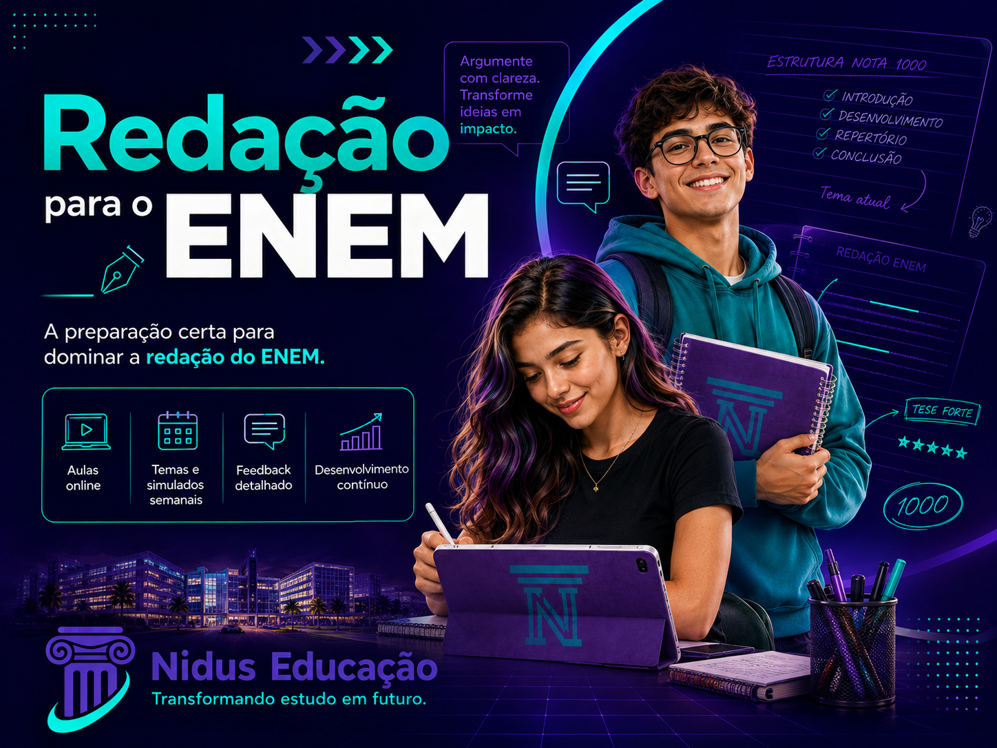 Redação ENEM - Simulado e Correção Semanal